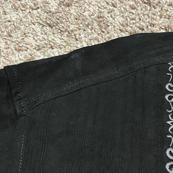 Tommy Bahama Silk Embroidered Button Up Shirt Large Scorpion Poison Las Vegas - Picture 4 of 9